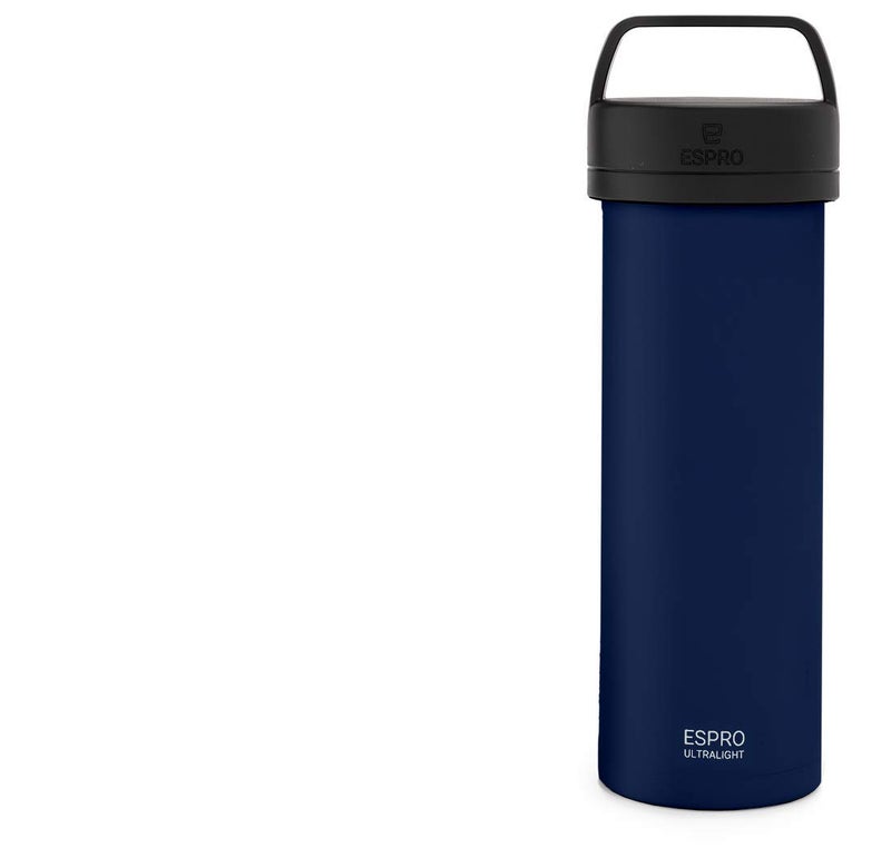 ESPRO P0 Ultralight French Press Coffee Maker for Travel, Vacuum Insulated Stainless Steel, 16 Ounces, Blue - Image 4